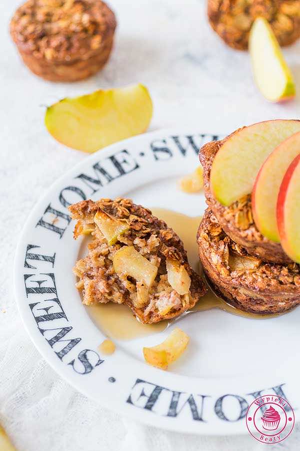 Pieczona owsianka bananowa