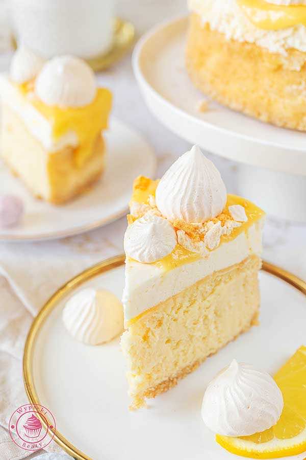 Cytrynowy sernik z musem