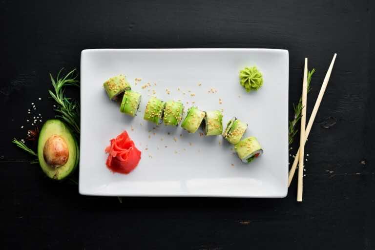 Sushi na zielono