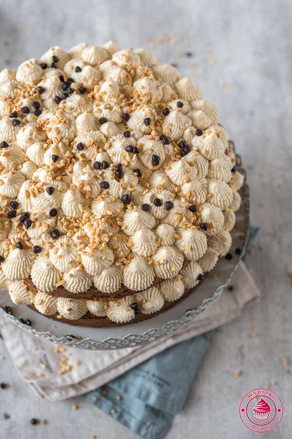 Torcik bananowo-orzechowy