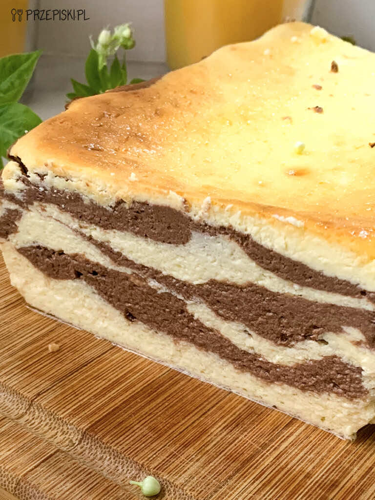Sernik zebra przepis